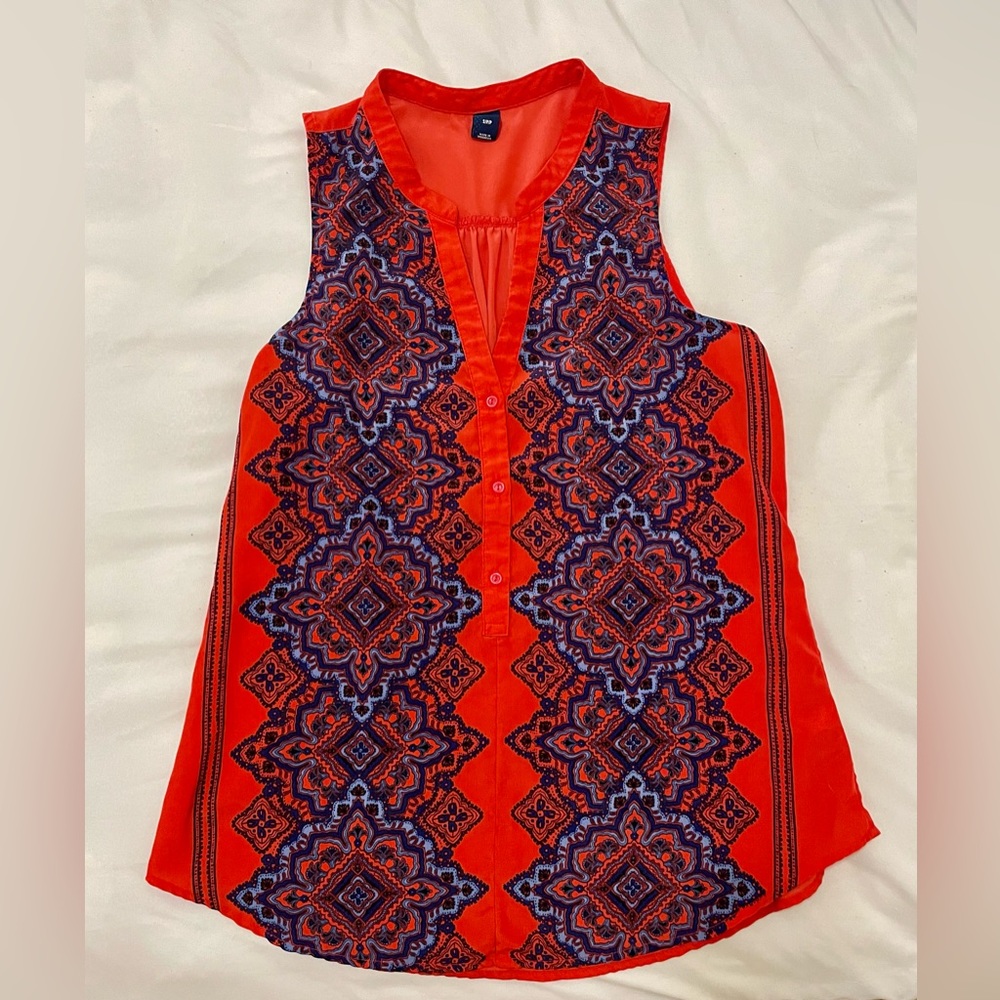 Womens OLD NAVY tank blouse size Small